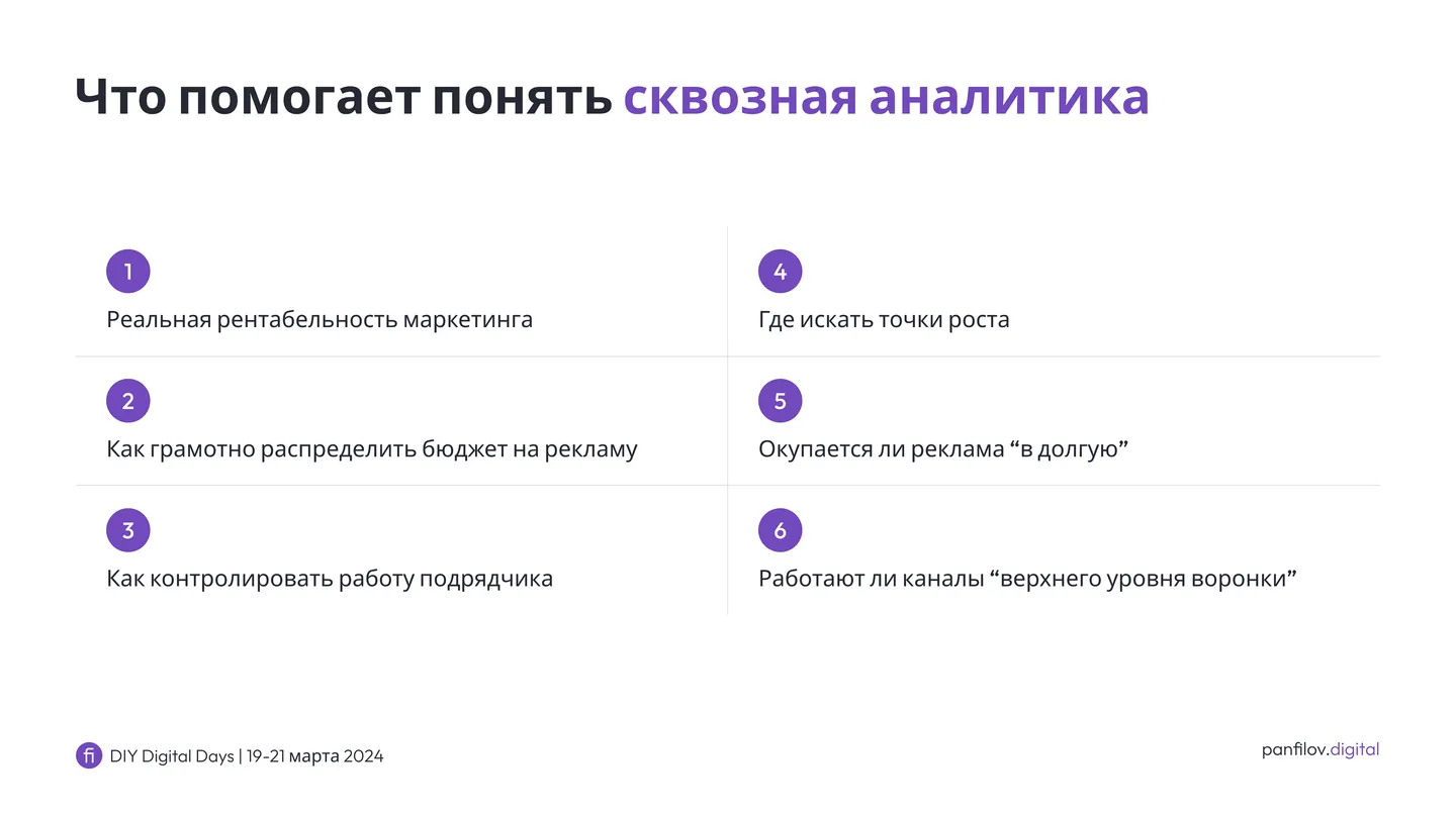 Зачем нужна сквозная аналитика