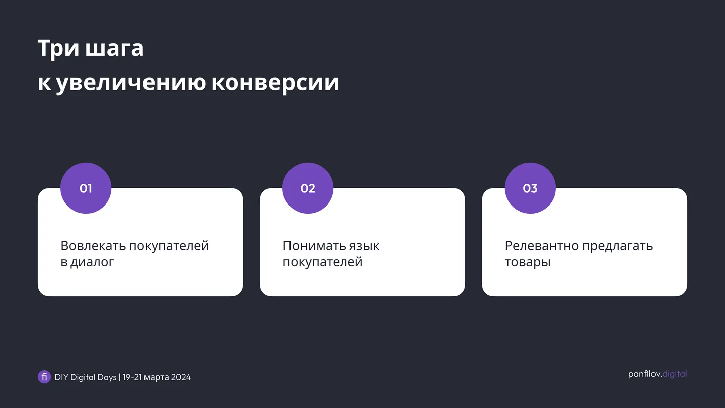 Рекомендации по увеличению конверсии
