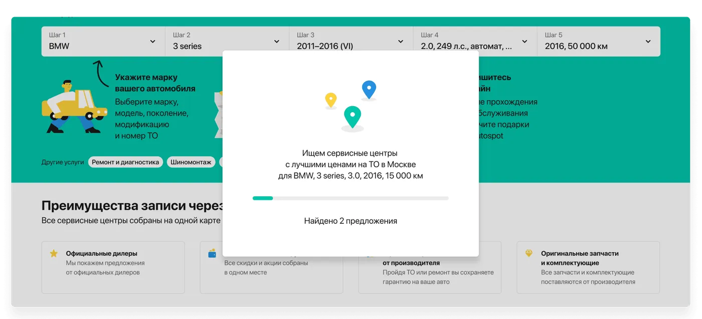 Агрегатор автосервисных услуг: от записи на ТО до системы A/B-тестов